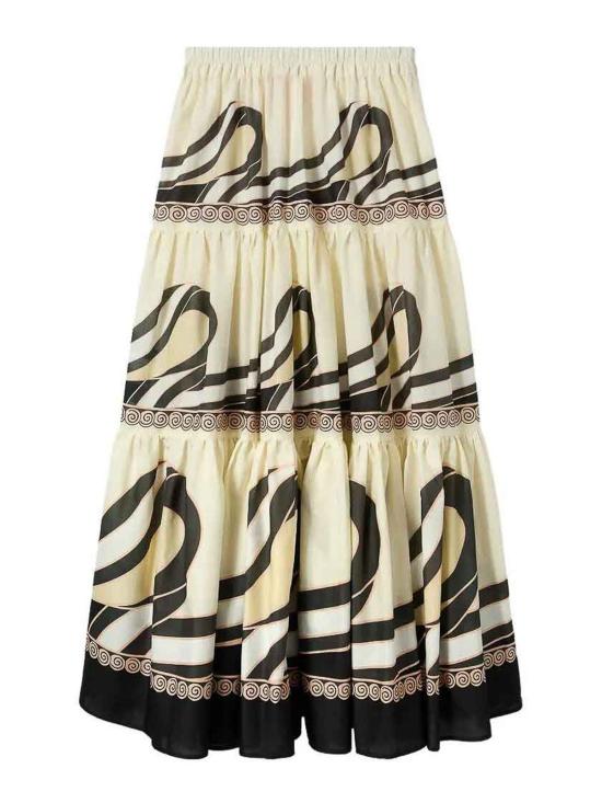 26SS 라 더블제이 롱 스커트 SKI0139COT056AMB03PI02SS26PI02 Multicolour
