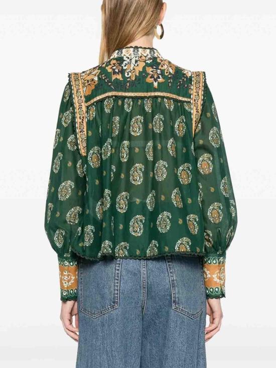 26SS 팜 리오 블라우스 35113726009 Green - FARM RIO