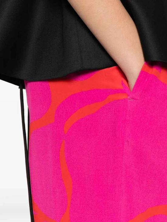 26SS 드리스 반 노튼 스트레이트 팬츠 2610109223014FUCHSIA Multicolour - DRIES VAN NOTEN