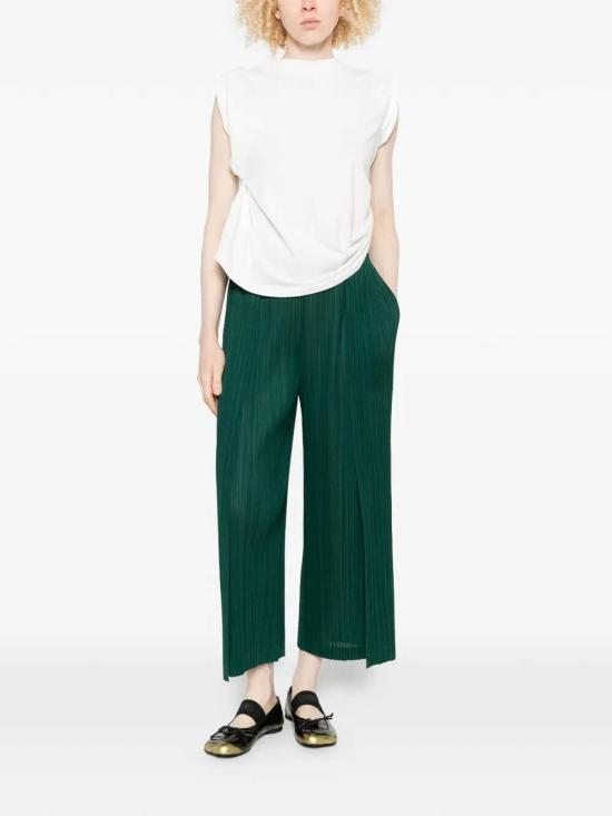 26SS 플리츠플리즈 스트레이트 팬츠 PP66JF26367 Green - PLEATS PLEASE