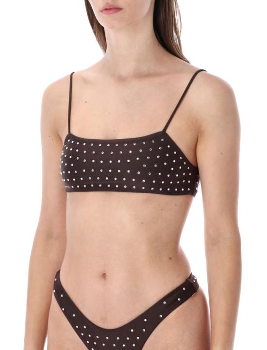26SS 스윔 바이 디 비키니 수영복 CRYSTALBIKINIDARK CHOCO Black - SWIM BY DI