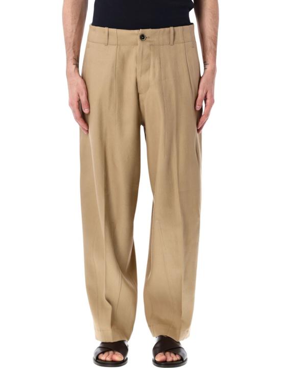 26SS 나인인더모닝 스트레이트 팬츠 DAM10L12CAMEL Brown