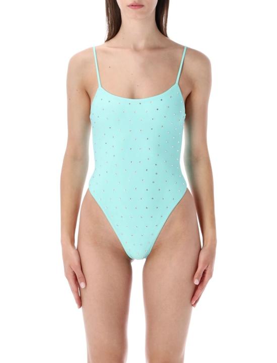 26SS 스윔 바이 디 원피스 수영복 CRYSTALSWIMSUITMINT Green