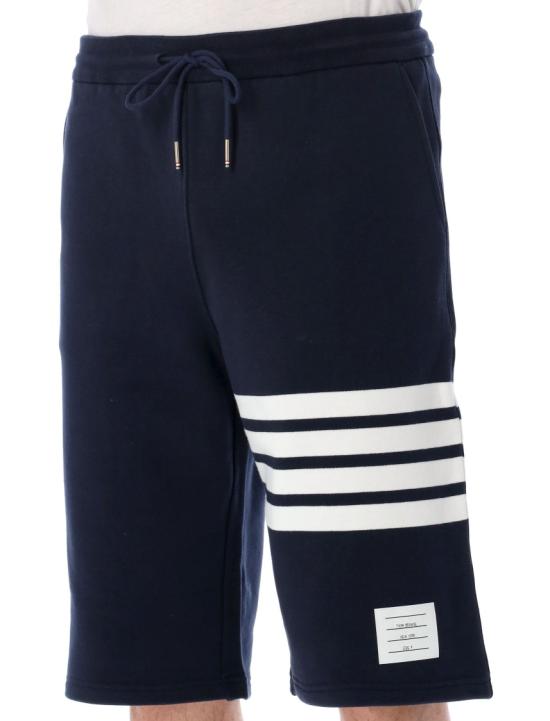 26SS 톰브라운 클래식 루프백 4바 스웨트쇼츠 MJQ012H00535461 Blue - THOM BROWNE