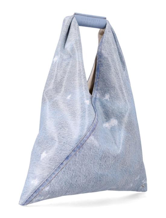 26SS MM6 메종마르지엘라 JAPANESE 재패니즈 스몰 토트백 S54WD0043P9060T6002 Blue - MM6 MAISON MARGIELA