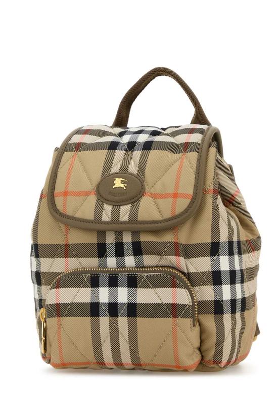 26FW 버버리 미니 홀스슈 백 8118909 B9368 Checked - BURBERRY