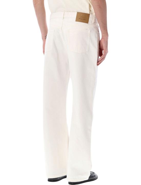 26SS 아미 코튼 라지 핏 진 HTR450DE0126136 White - AMI