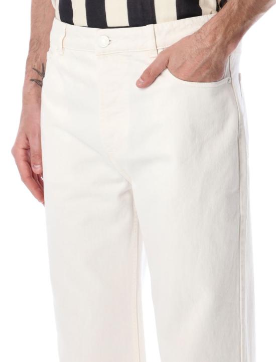 26SS 아미 코튼 라지 핏 진 HTR450DE0126136 White - AMI