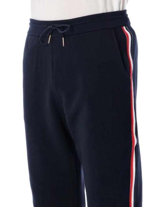 26SS 톰브라운 클래식 루프백 스트라이프 스웨트팬츠 MJQ066A03377415 Blue - THOM BROWNE