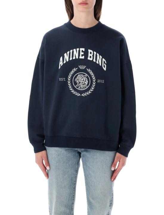  애니빙 긴팔 티셔츠 A0812486NYA1DARK NAVY Blue