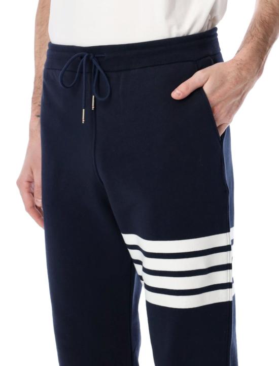 26SS 톰브라운 클래식 루프백 4바 스웨트팬츠 MJQ008H00535461 Blue - THOM BROWNE