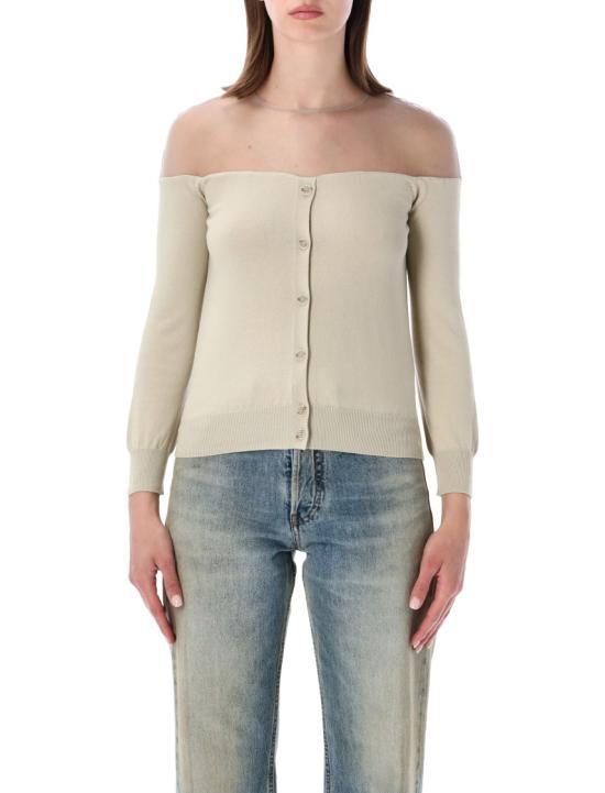 26SS MM6 메종마르지엘라 가디건 S62HP0043M13273729 Neutrals