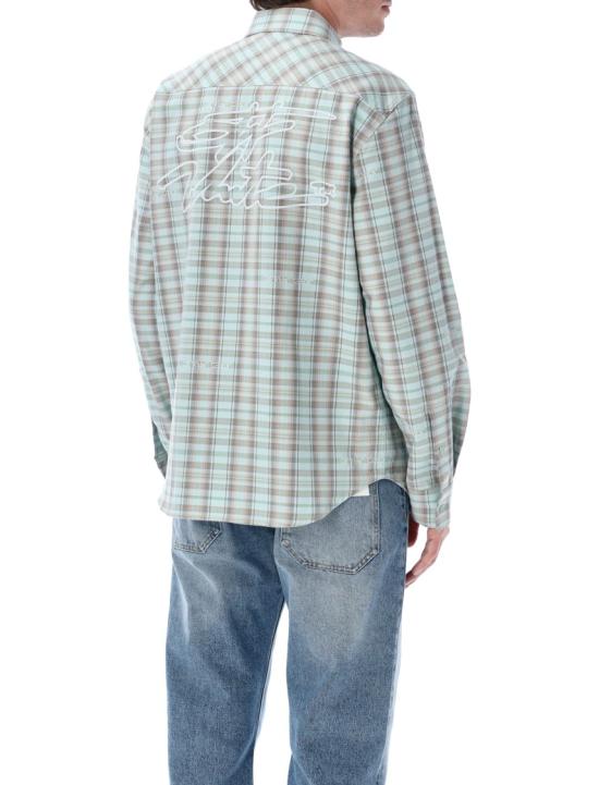 26SS 오프화이트 긴팔 셔츠 OMGE04MS26FAB001330 Multicolor - OFF WHITE