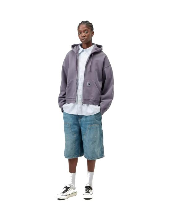 26FW 칼하트 WIP 후드 티셔츠 I036812 3RIGD PURPLE - CARHARTT WIP