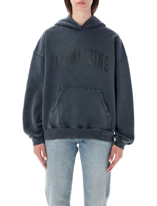  애니빙 후드 티셔츠 S085185002WASHED BLA Blue