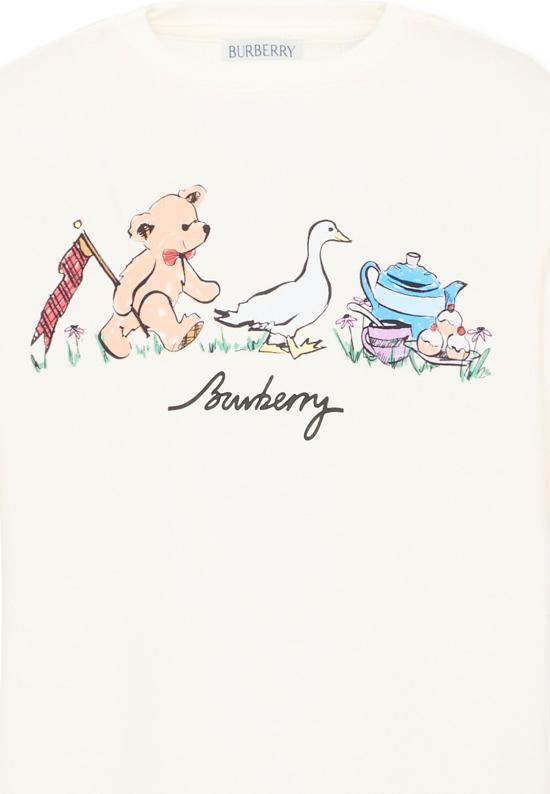 26FW [키즈] 버버리 티셔츠 8126581 A2014 IVORY - BURBERRY