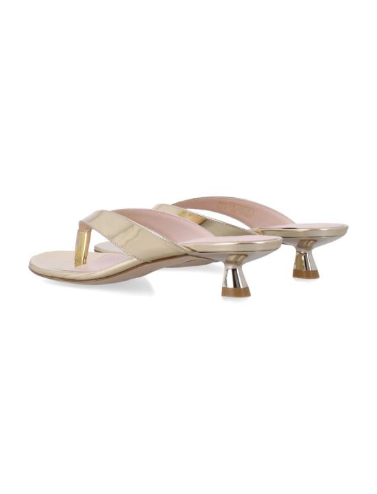 26SS 스튜어트 와이츠먼 뮬/슬리퍼 SN814LSPPYB Gold - STUART WEITZMAN