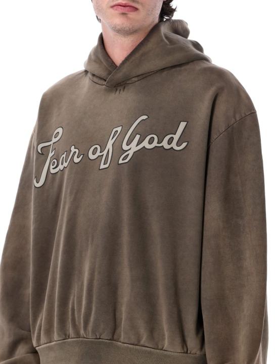26SS 피어오브갓 후드 티셔츠 FG9M129936BHF298 Brown - FEAR OF GOD