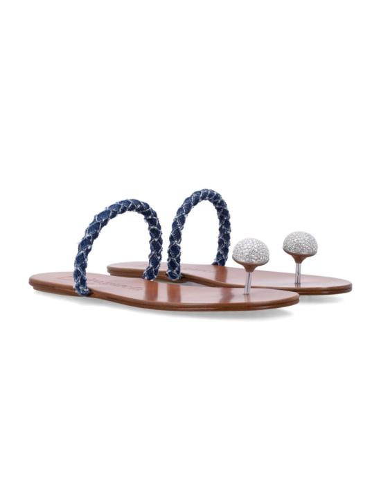 26SS 페드로 가르시아 뮬/슬리퍼 PIPA 03002 Blue - PEDRO GARCIA