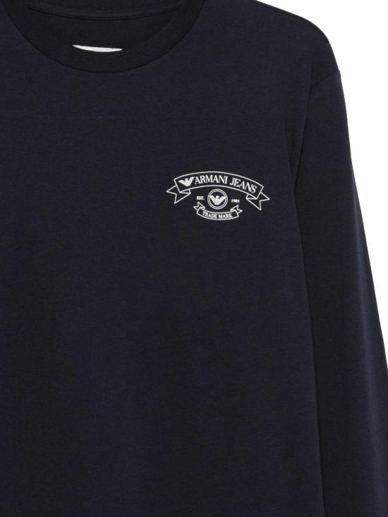 26SS 엠포리오 아르마니 긴팔 티셔츠 EM005927AF25885UB102 BLUE - EMPORIO ARMANI