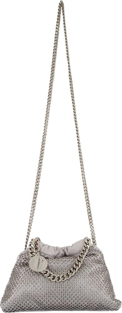 26SS 스텔라 맥카트니 팔라벨라 드로스트링 숄더백 7B0144WP07018101 SILVER
