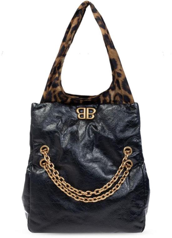  발렌시아가 모나코 스몰 체인 숄더백 7918472AA5C1062 BLACK - BALENCIAGA