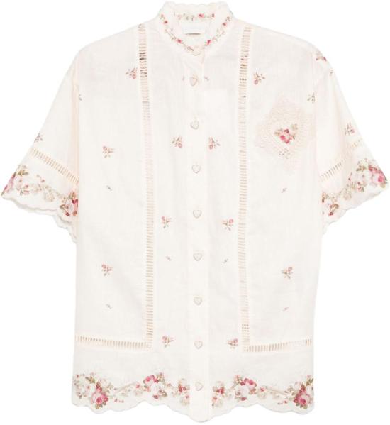 26SS 짐머만 블라우스 5378TRS264CPKR WHITE
