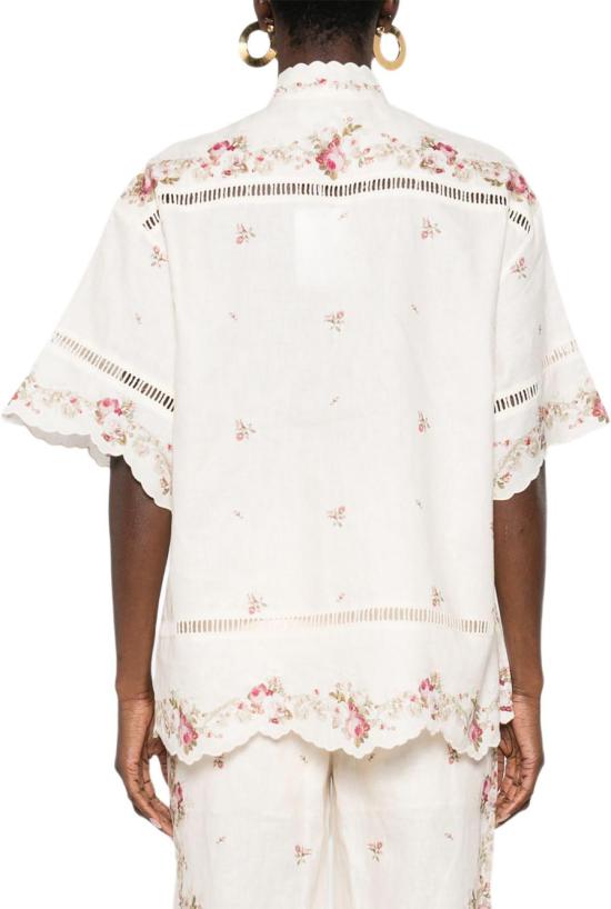 26SS 짐머만 블라우스 5378TRS264CPKR WHITE - ZIMMERMANN