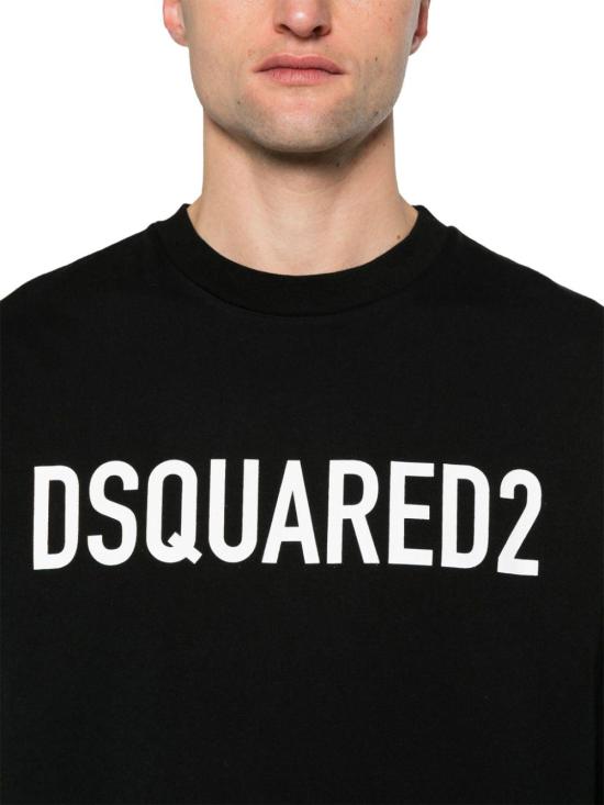  디스퀘어드2 반팔 티셔츠 S74GD1197D20004900 BLACK - DSQUARED2