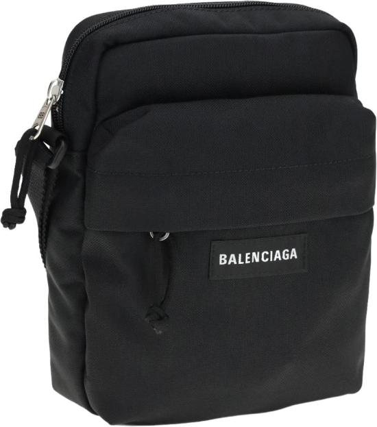 26SS 발렌시아가 익스플로러 크로스바디 파우치 8455932AB9Q1000 BLACK - BALENCIAGA