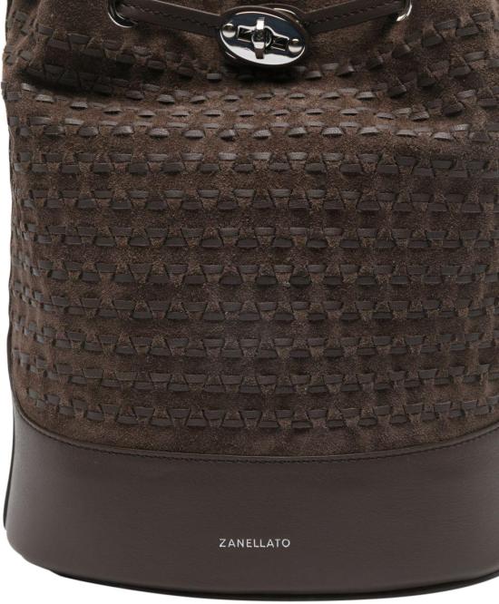 26SS 자넬라토 숄더백 068980SMUSIVASUEDEZ0202 BROWN - ZANELLATO