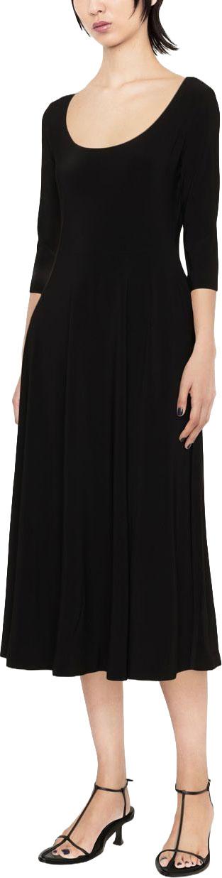 26SS 노마카말리 미디 원피스 KK2273PL145001 BLACK - NORMA KAMALI