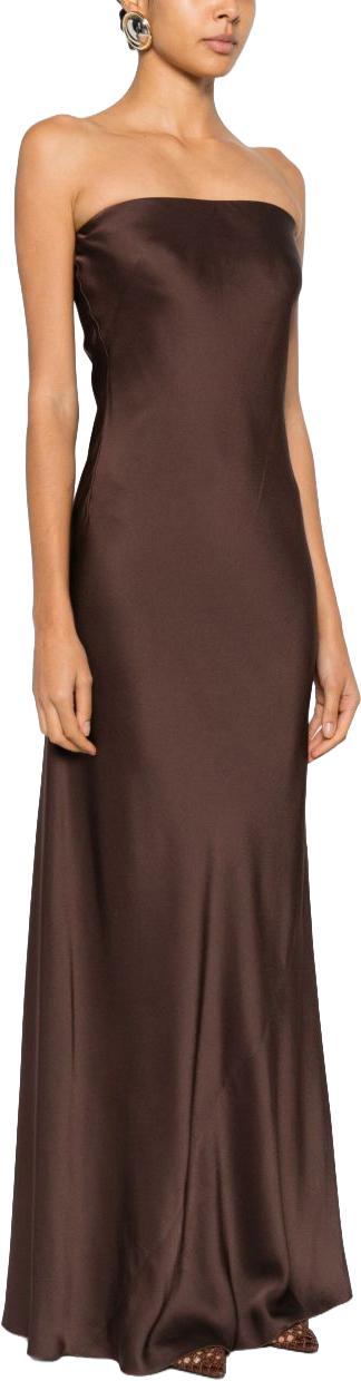 26SS 포르테포르테 롱 원피스 14555MYDRESSCHOCOLAT BROWN - FORTE FORTE