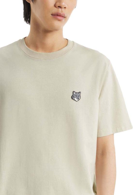 26SS 메종키츠네 폭스 헤드 컴포트 티셔츠 PM00108KJ70250450 BEIGE - MAISON KITSUNE