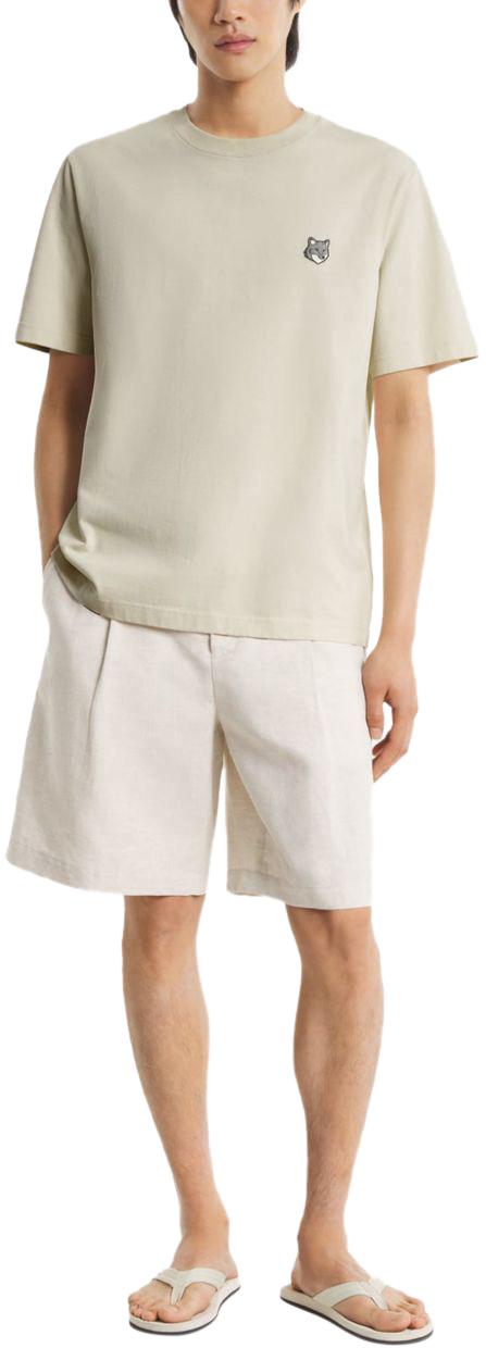 26SS 메종키츠네 폭스 헤드 컴포트 티셔츠 PM00108KJ70250450 BEIGE - MAISON KITSUNE