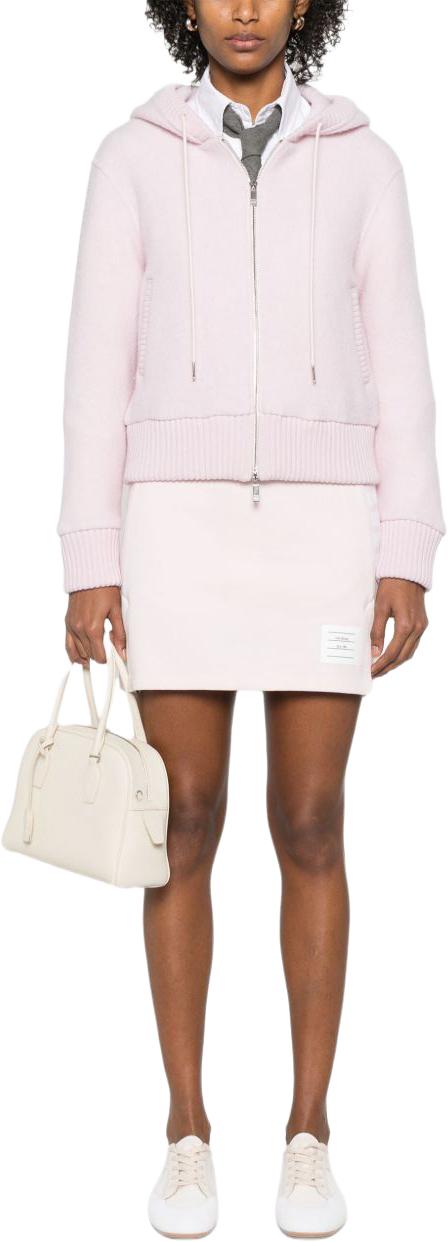 25FW 톰브라운 클래식 4바 저지 미니 스커트 FJK130A03037680 PINK - THOM BROWNE