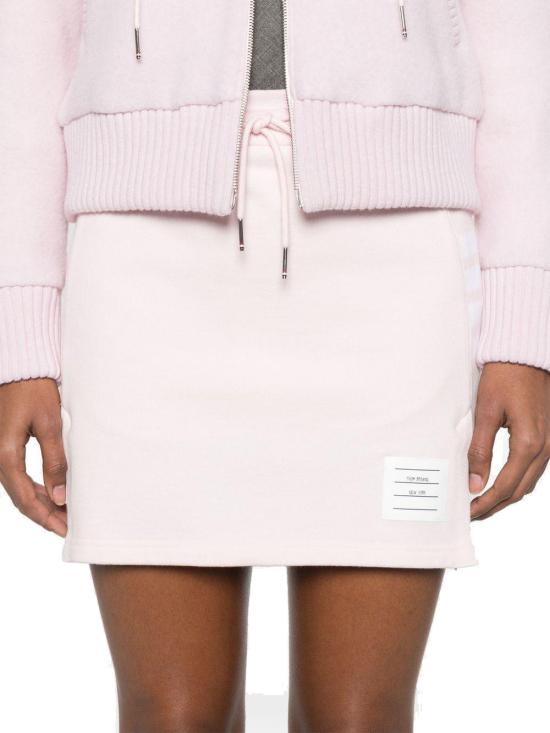 25FW 톰브라운 클래식 4바 저지 미니 스커트 FJK130A03037680 PINK - THOM BROWNE
