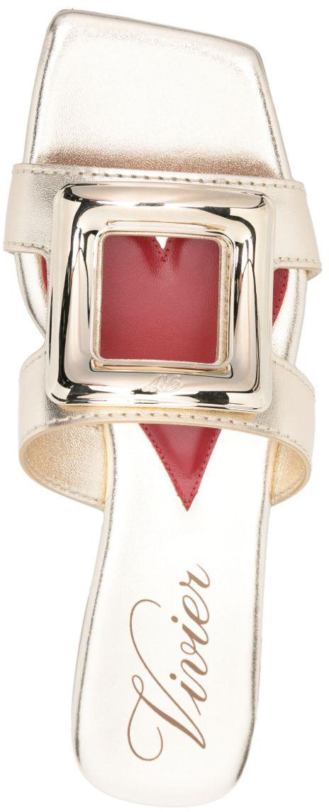 25SS 로저비비에 뮬/슬리퍼 RVW74738070KACG005 GOLD - ROGER VIVIER