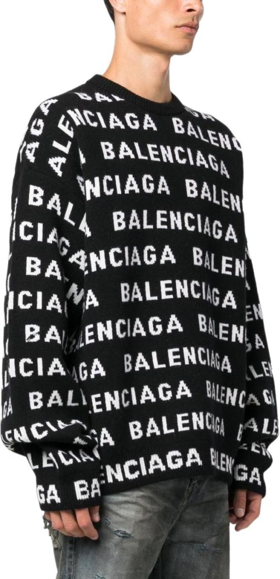  발렌시아가 스웨터 761596T16731070 BLACK - BALENCIAGA