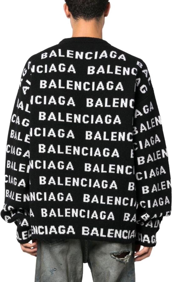  발렌시아가 스웨터 761596T16731070 BLACK - BALENCIAGA
