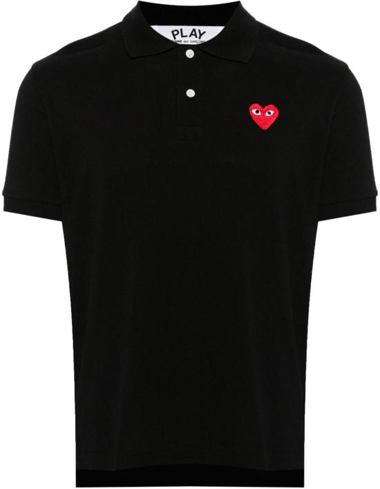 26SS 꼼데가르송 폴로 티셔츠 AXT006D1 BLACK