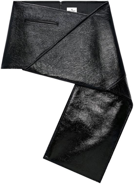 25FW 쿠레쥬 숏 스커트 425CJU319VY00149999 BLACK