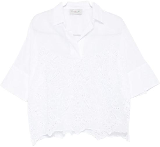 26SS 에르마노 피렌제 셔츠 D48EK022EN0MF010 WHITE