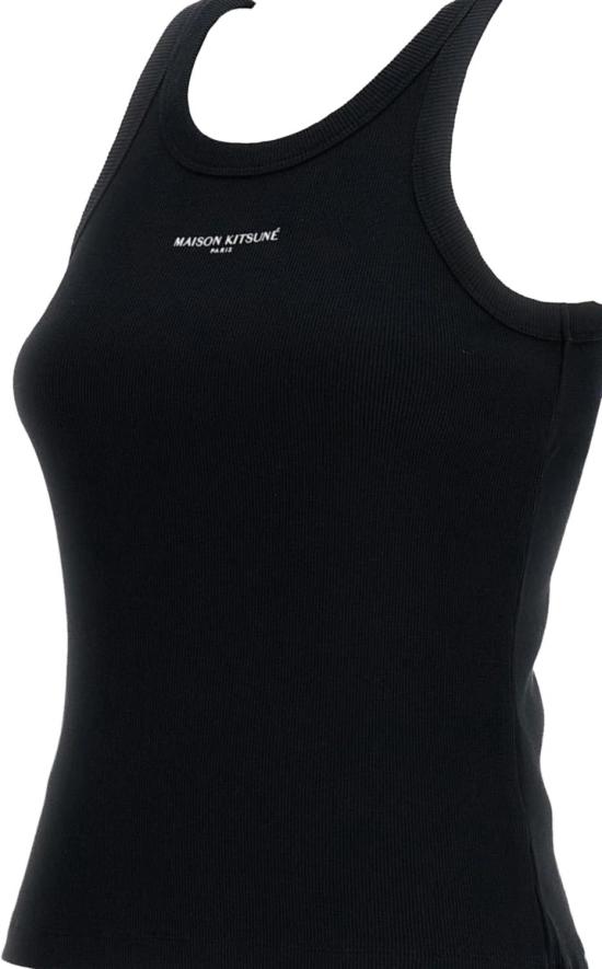 26SS 메종키츠네 민소매 티셔츠 QW00600KA0033P199 BLACK - MAISON KITSUNE