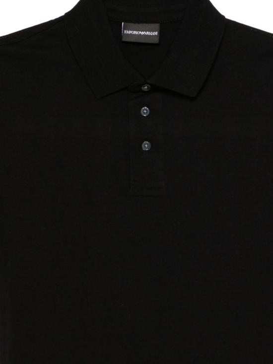 26SS 엠포리오 아르마니 폴로 티셔츠 EM004912AF10762FC346 BLACK - EMPORIO ARMANI