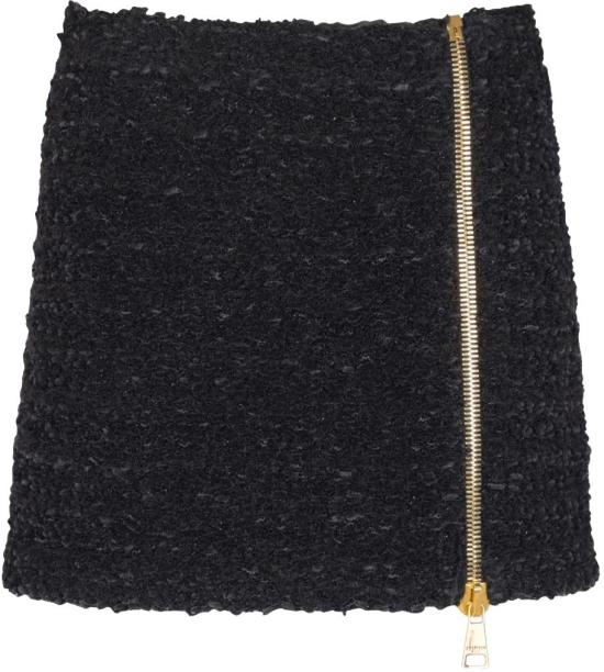 25FW 발망 숏 스커트 FF0LBB10KJ160PA BLACK