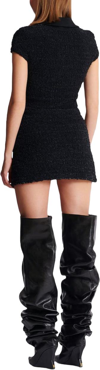 25FW 발망 숏 스커트 FF0LBB10KJ160PA BLACK - BALMAIN