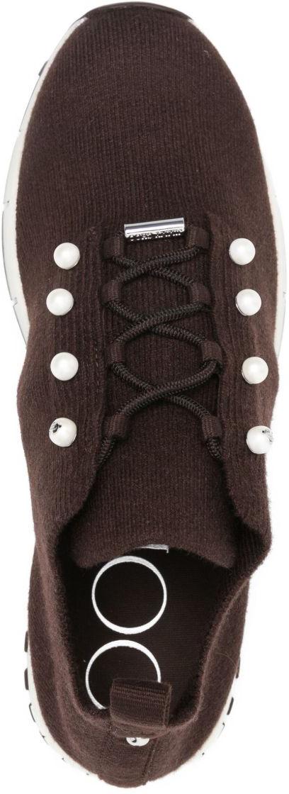 25FW 지미추 스니커즈 VELESPZGCHOCOLATE BROWN - JIMMY CHOO