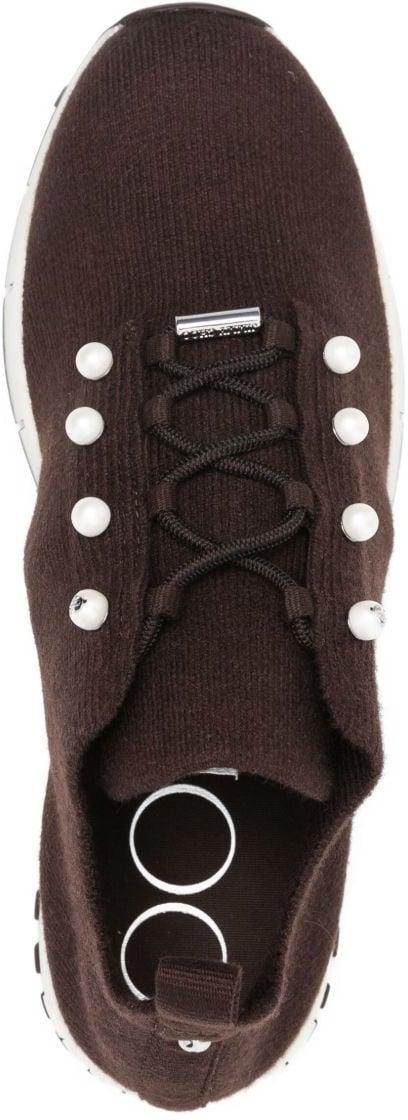 25FW 지미추 스니커즈 VELESPZGCHOCOLATE BROWN - JIMMY CHOO