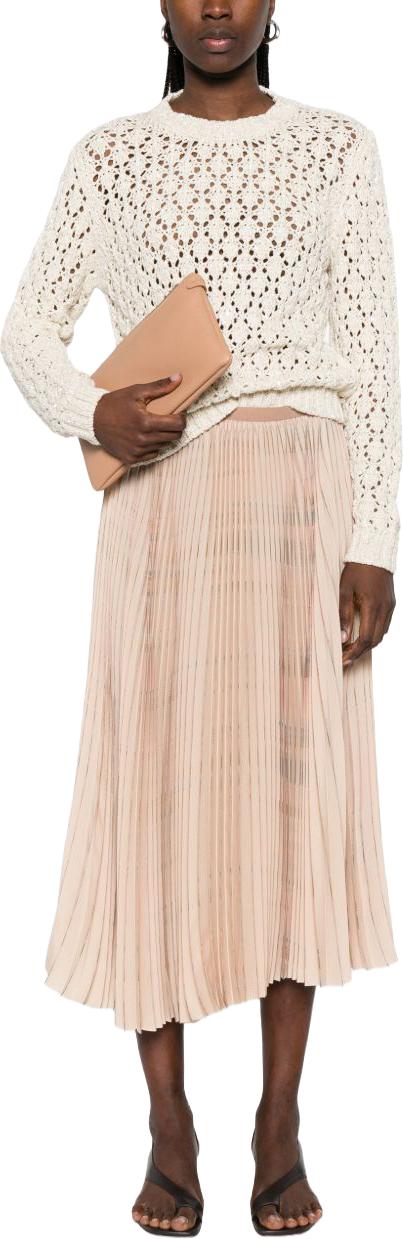 26SS 파비아나 필리피 미디 스커트 GND276F842M168VR1 BEIGE - FABIANA FILIPPI